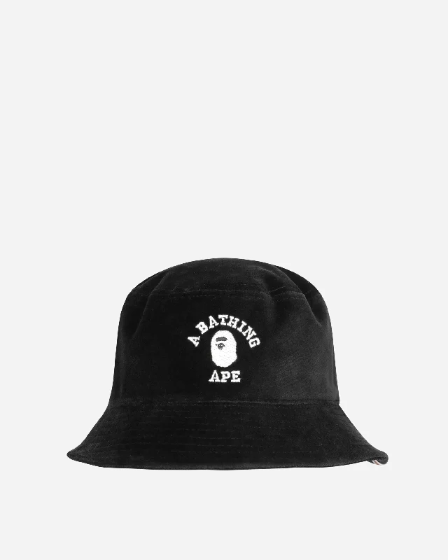 One Point Bucket Hat Black