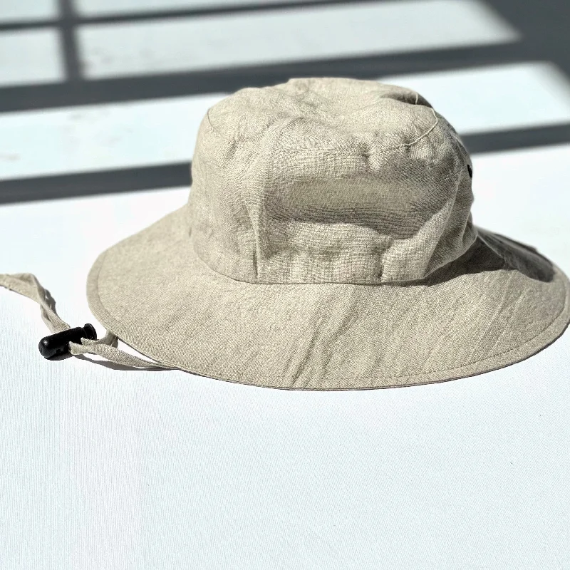 relaxed bucket hat | linen