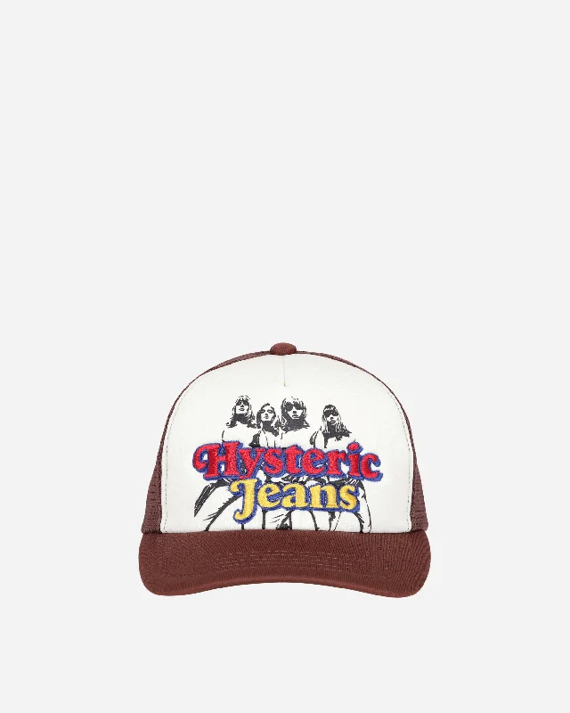 Hysteric Jeans Trucker Hat Brown