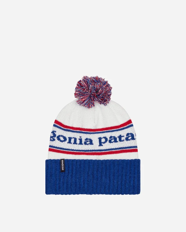 Powder Town Beanie Park Stripe / Viking Blue