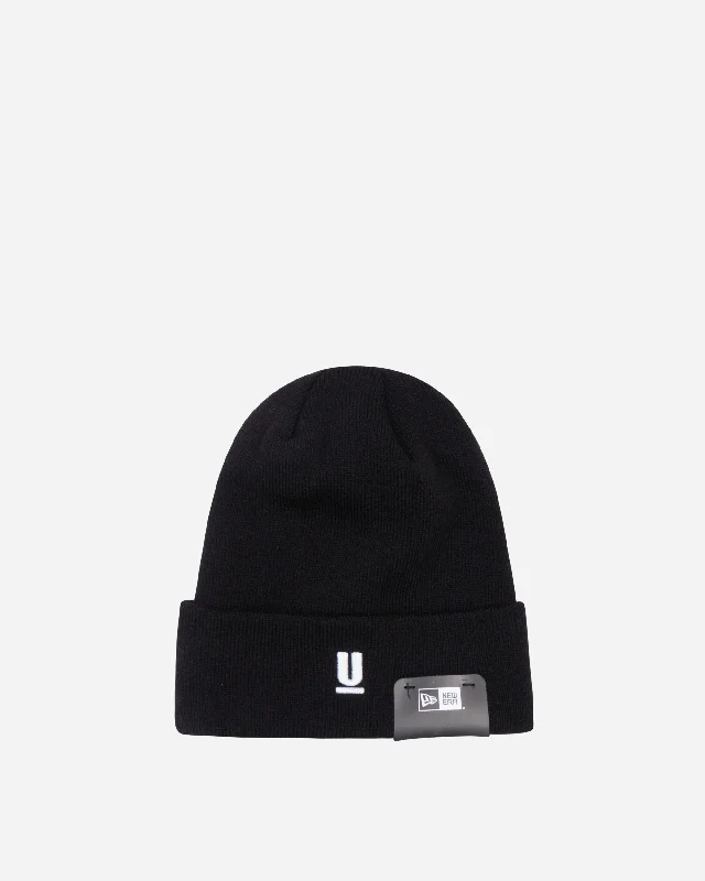 New Era U Signature Beanie Black