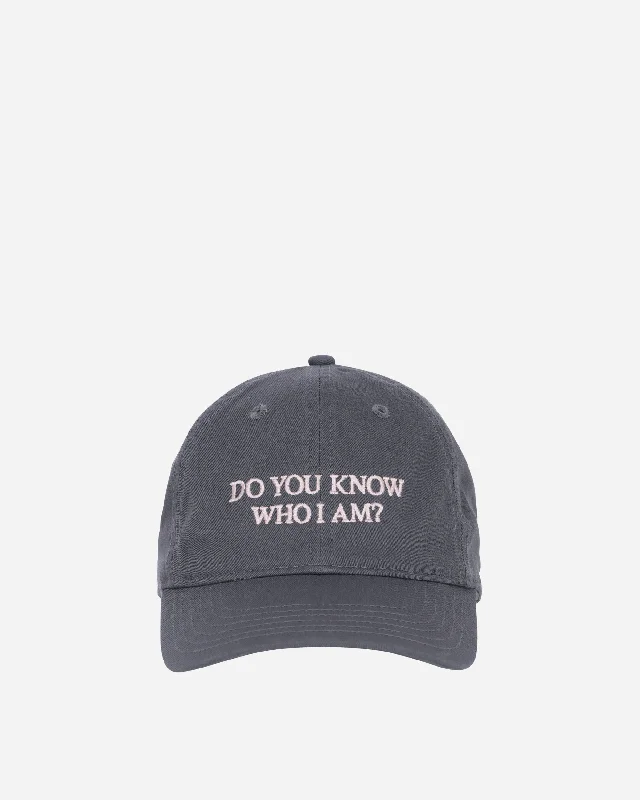 Do You Know Who I Am? Hat Charcoal