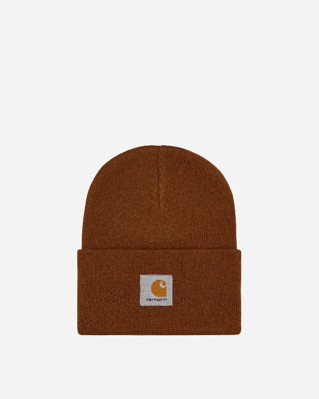 Acrylic Watch Hat Hamilton Brown