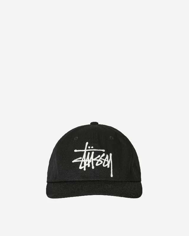 Big Basic Snapback Cap Shadow Black