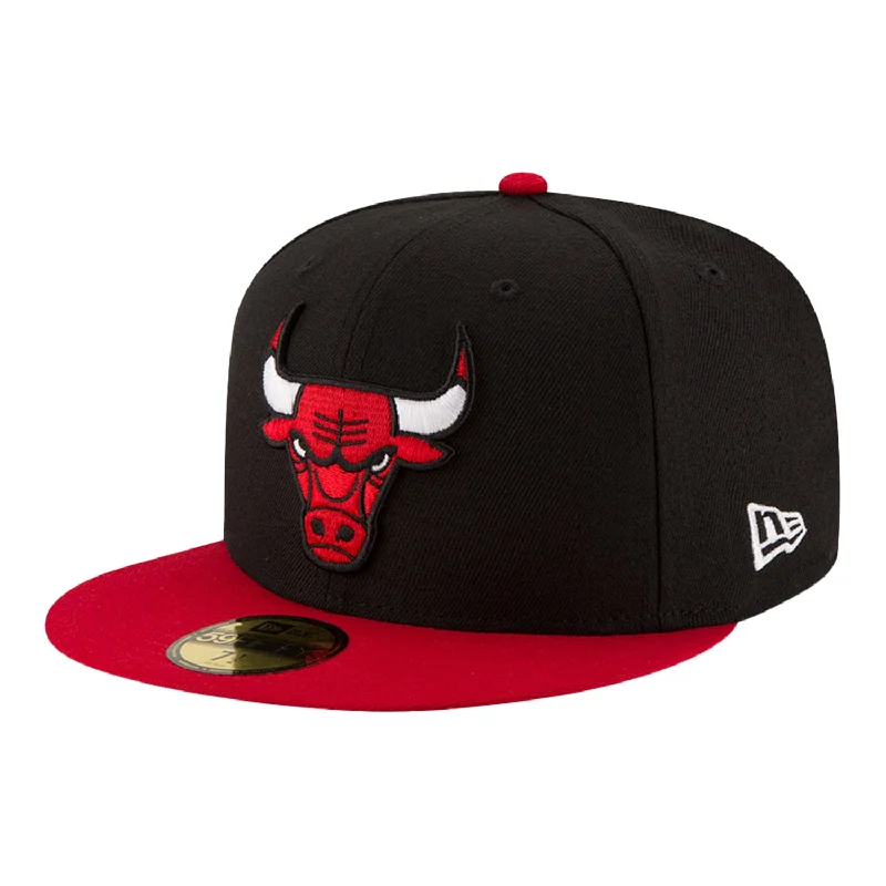 Chicago Bulls New Era 59Fifty Two-Tone Core Classic Fitted Hat