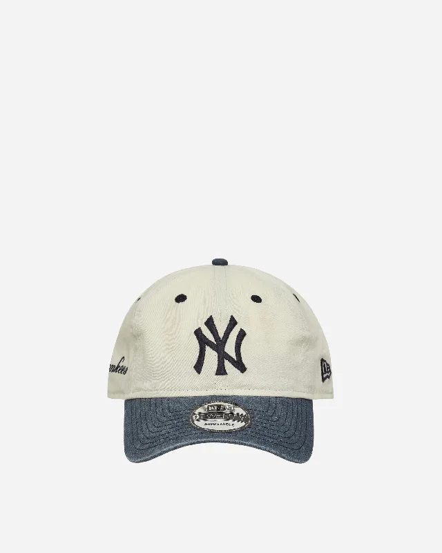 New York Yankees Classic Sidescript 9TWENTY Adjustable Cap White