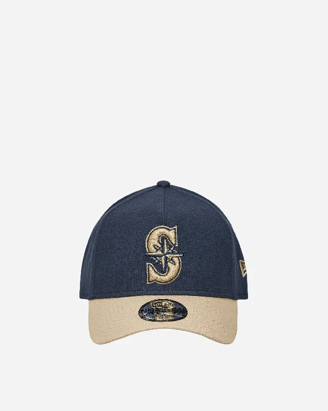 Seattle Mariners Moleskin Crown 9FORTY A-Frame Adjustable Cap Navy