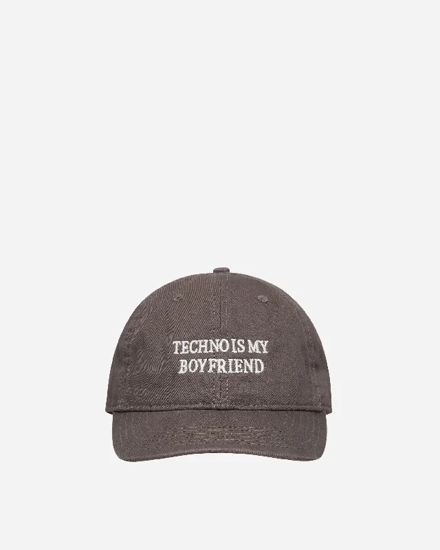 Techno Is My Boyfriend Hat Charcoal