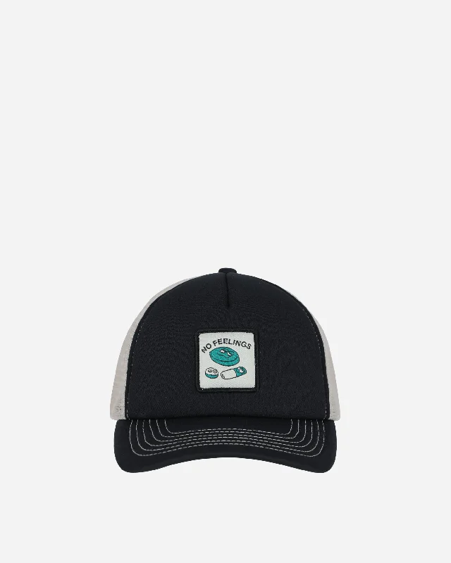 No Feelings Trucker Cap Black