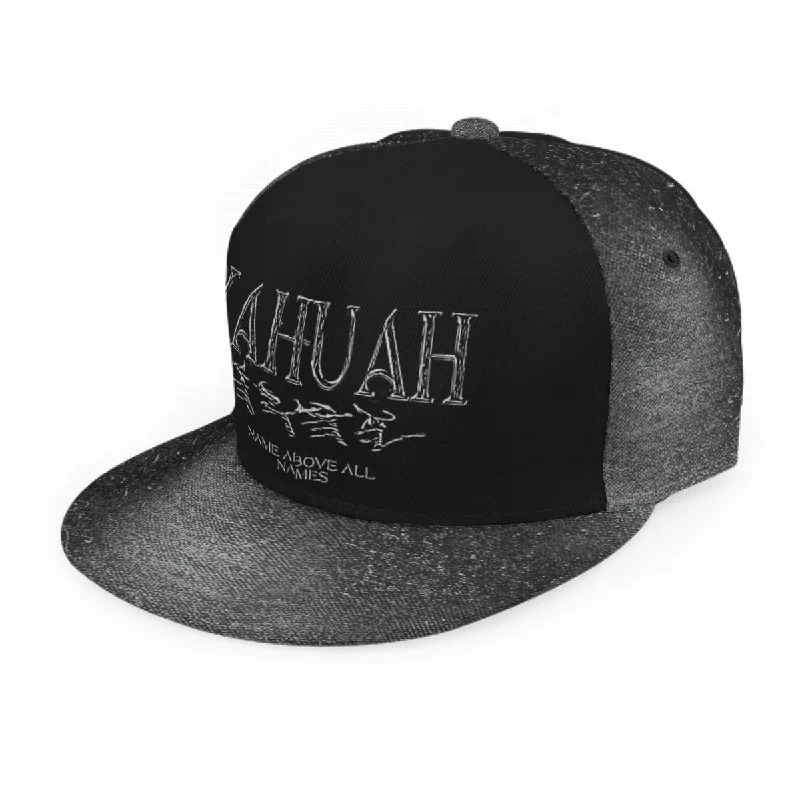 Yahuah-Name Above All Names 01-01 Designer Flat Brim Baseball Cap