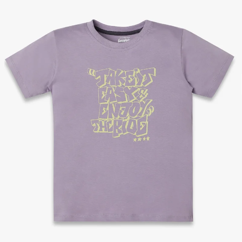 Boys Regular Fit Graphic T-Shirt