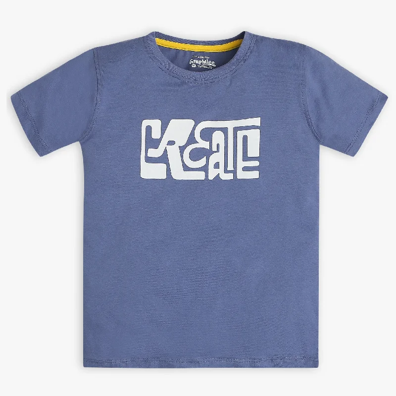 Boys Regular Fit Graphic T-Shirt