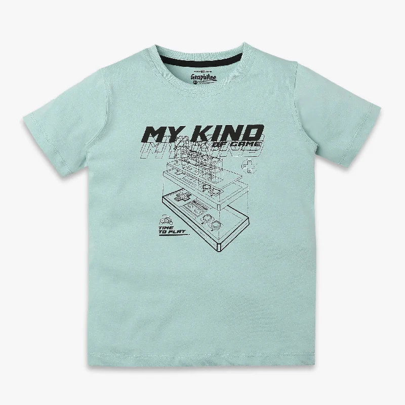 Boys Regular Fit Graphic T-Shirt