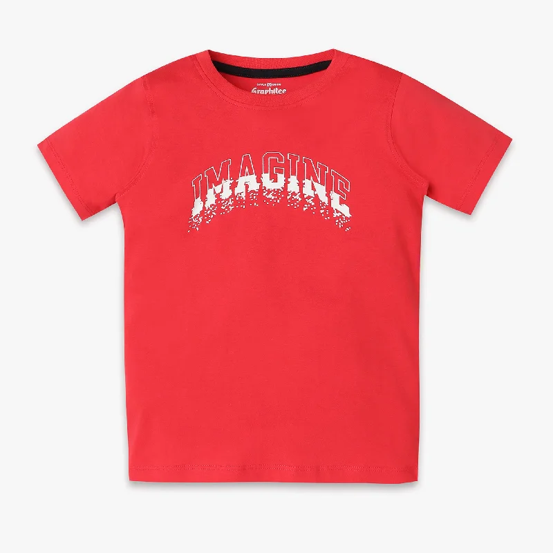 Boys Regular Fit Graphic T-Shirt