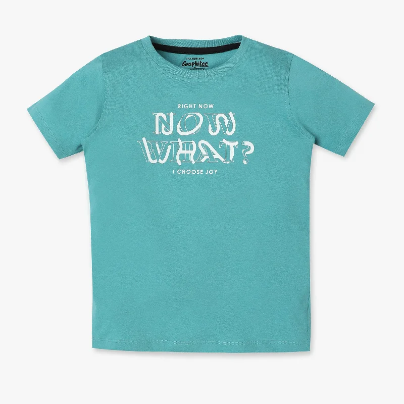 Boys Regular Fit Graphic T-Shirt