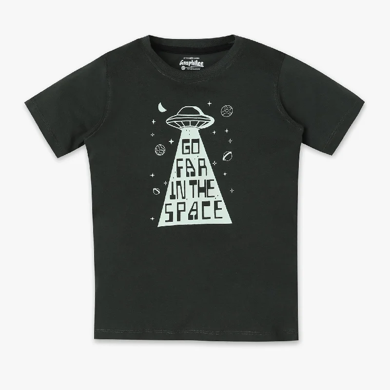 Boys Regular Fit Graphic T-Shirt