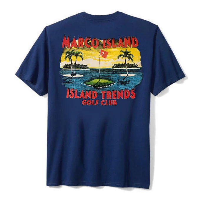 Island Trends Marco Golf Club T-Shirt - Navy