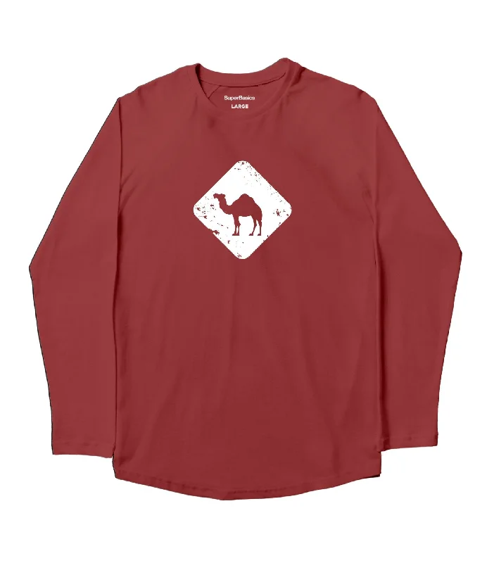 Jobedu Camel Crossing | Kids Graphic Longsleeve Tshirt