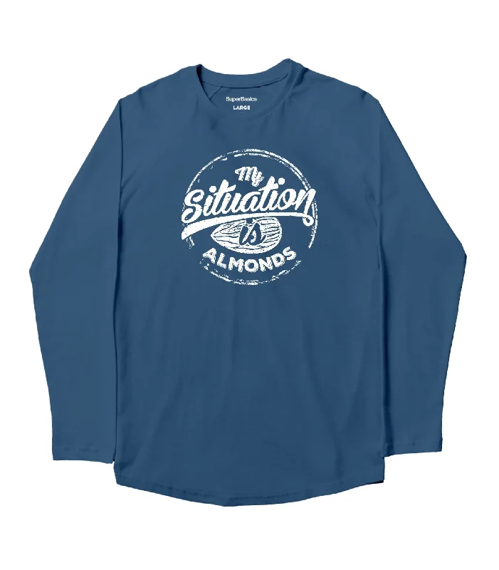 My Situation Is Almond | Kids Graphic Longsleeve Tshirt