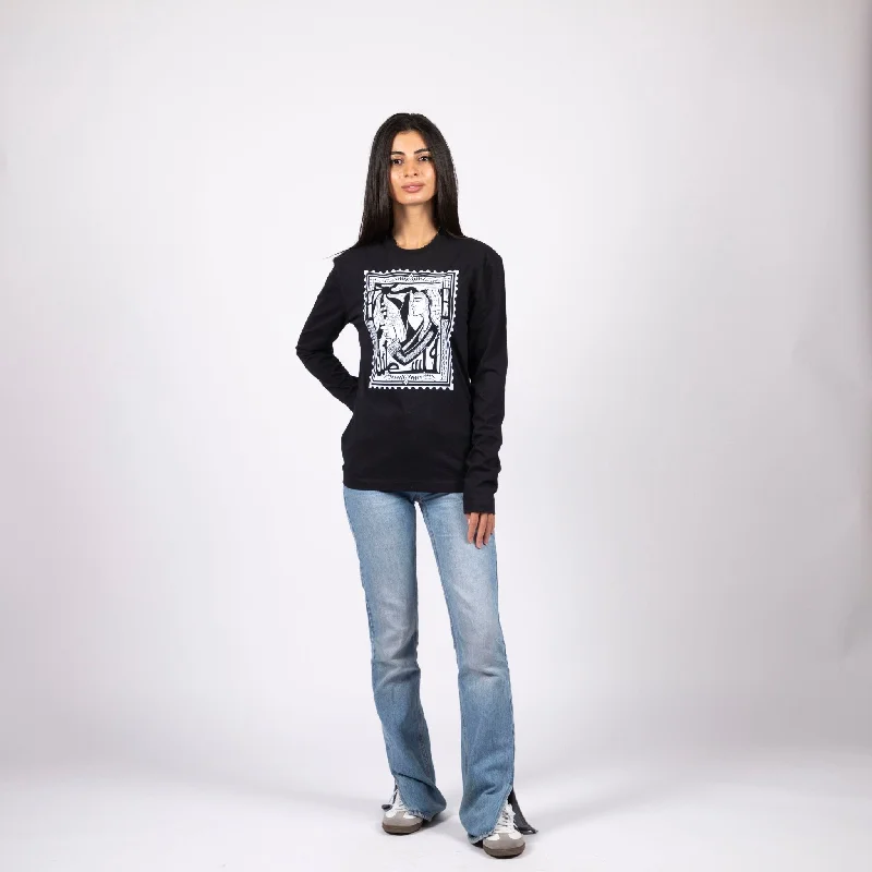 Palestine Stamp | Adult Graphic Longsleeve Tshirt