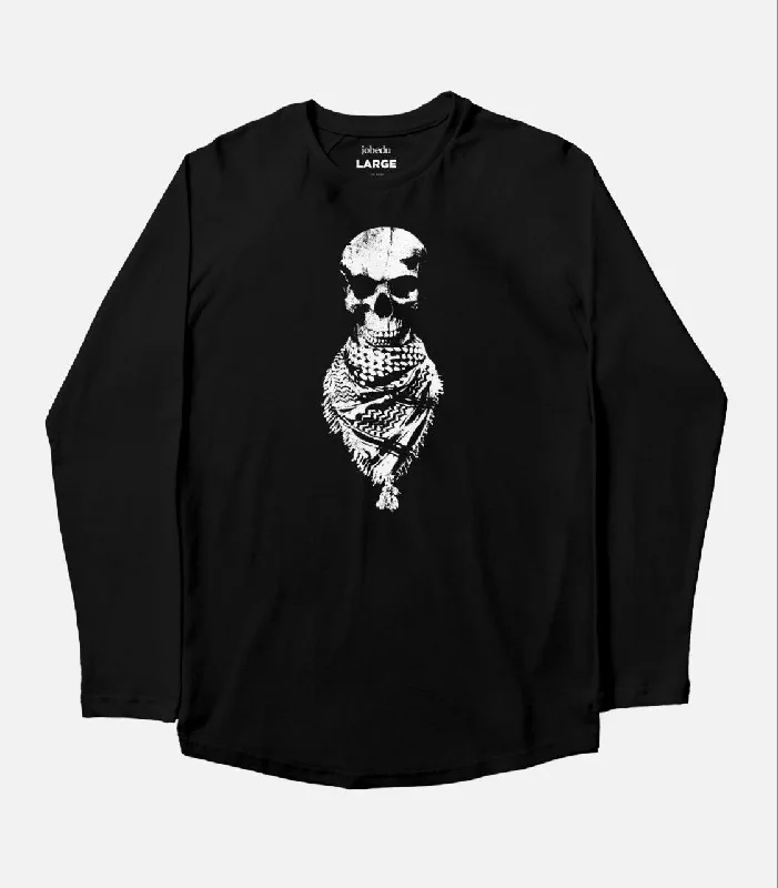 Skull Hatta | Adult Graphic Longsleeve Tshirt