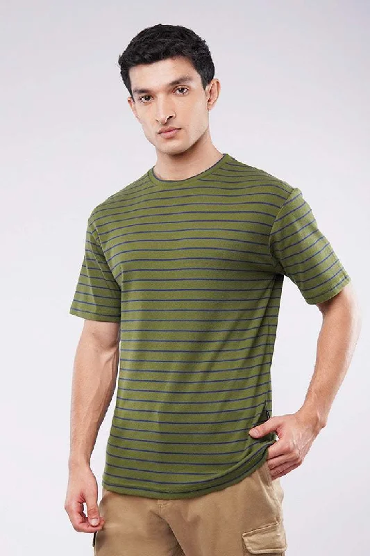 Striped T-Shirt - Green