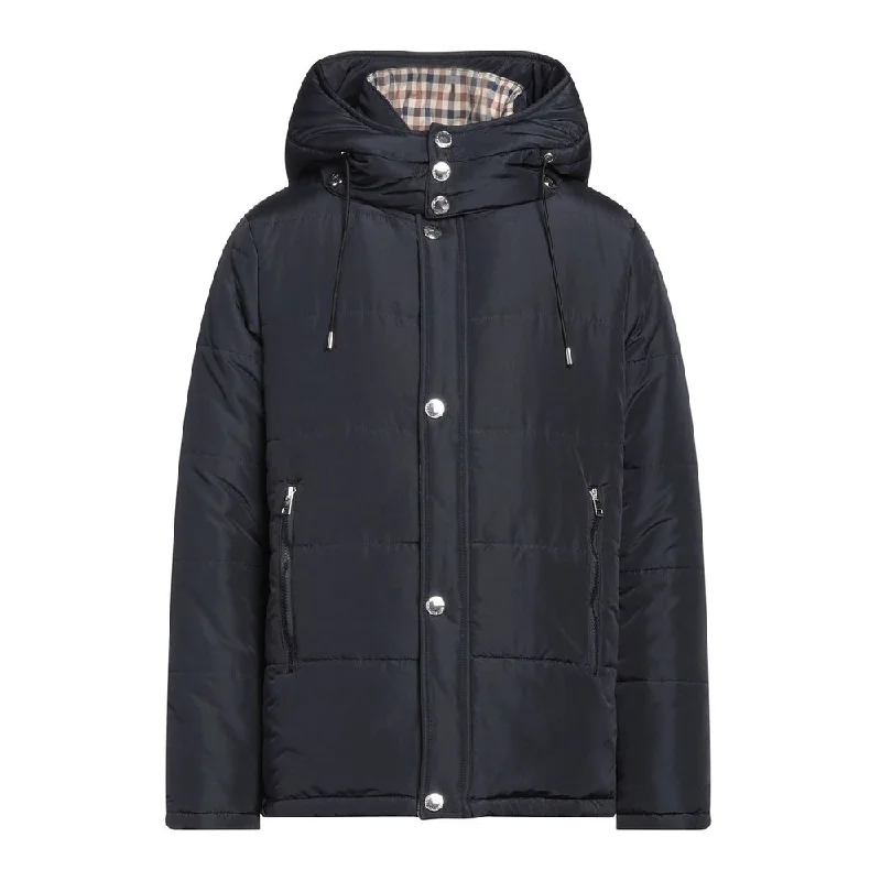 Aquascutum Elegant  Aquascutum Jacket with Removable Men's Hood