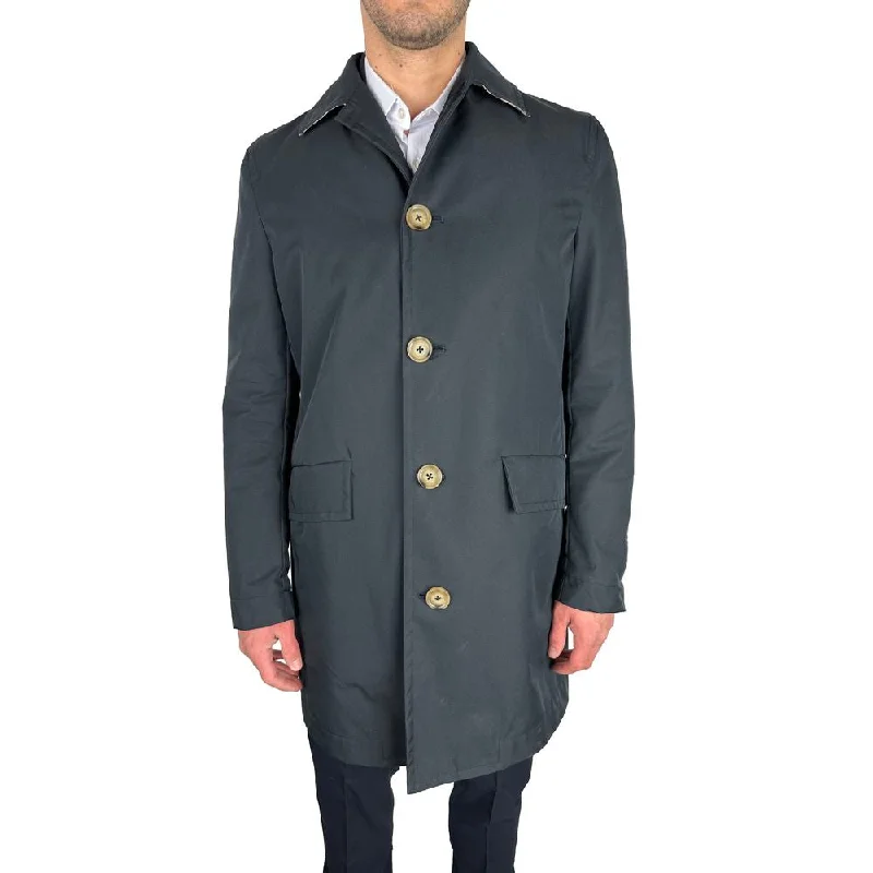 Aquascutum Elegant  Single-Breasted Trench Men's Coat