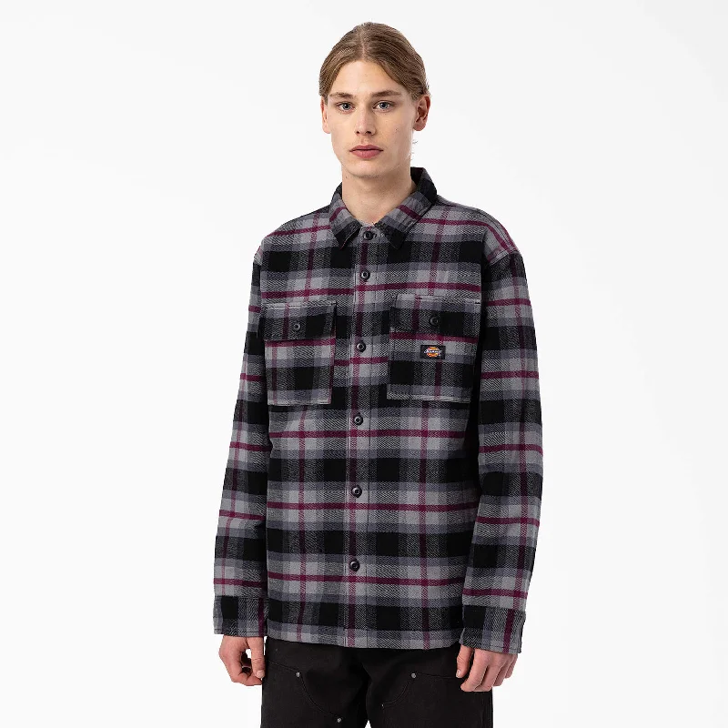 Dickies Flannel Quilted Lined Shirt Jacket