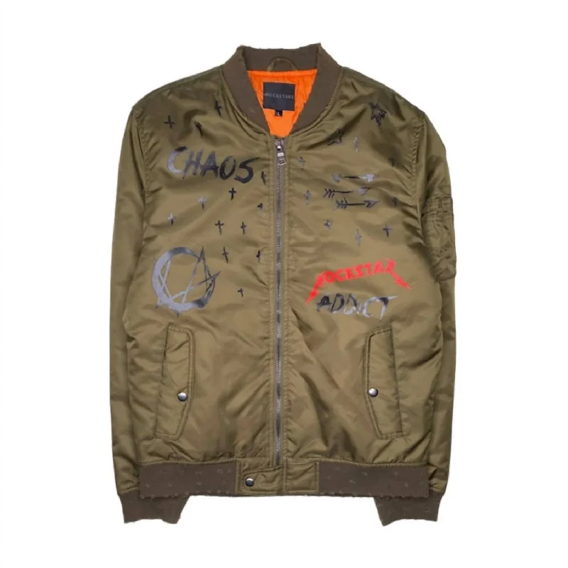 Men's Killer Jacket In Army Green