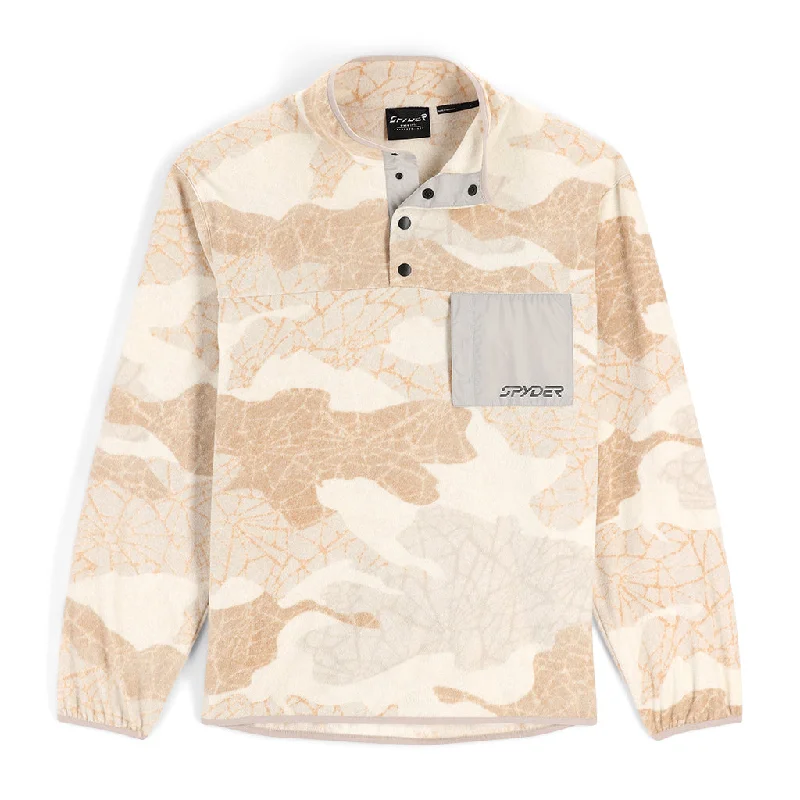 Mens Snap Lounge Pullover - Haze Multi