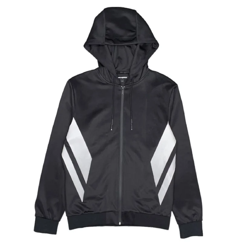 Men's Zip-Up Jacket In Black