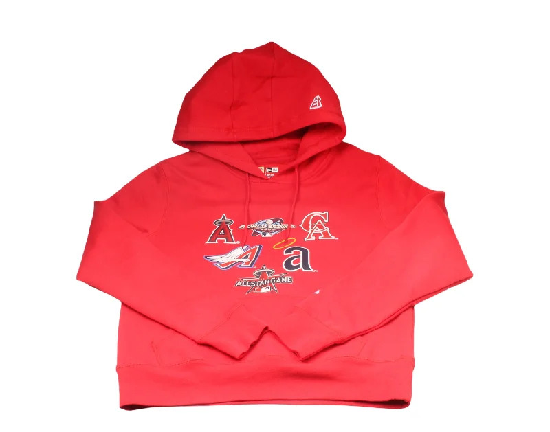 New Era MLB Anaheim Angels Patch Pride Red Men's Hoodie 12879518