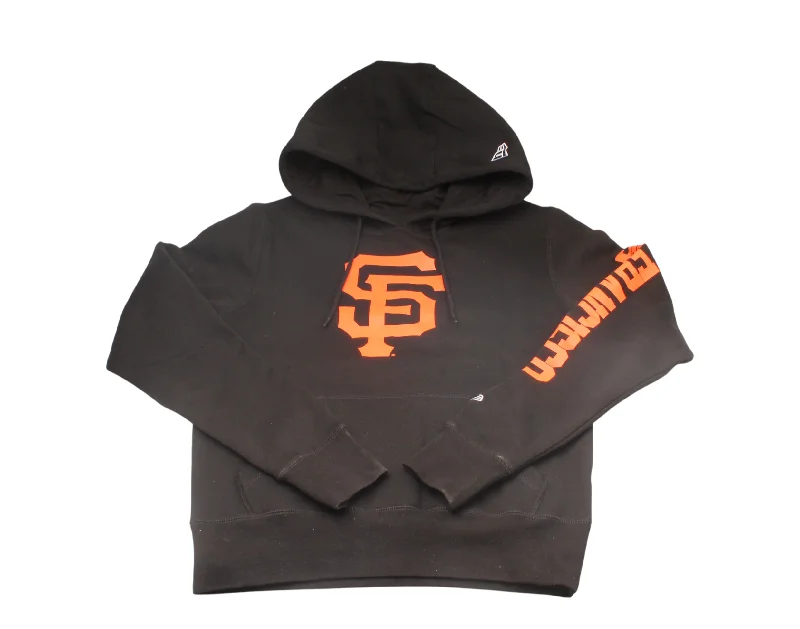 New Era MLB San Francisco Giants 2002 WS Patch Up Black Men's Hoodie 12879537