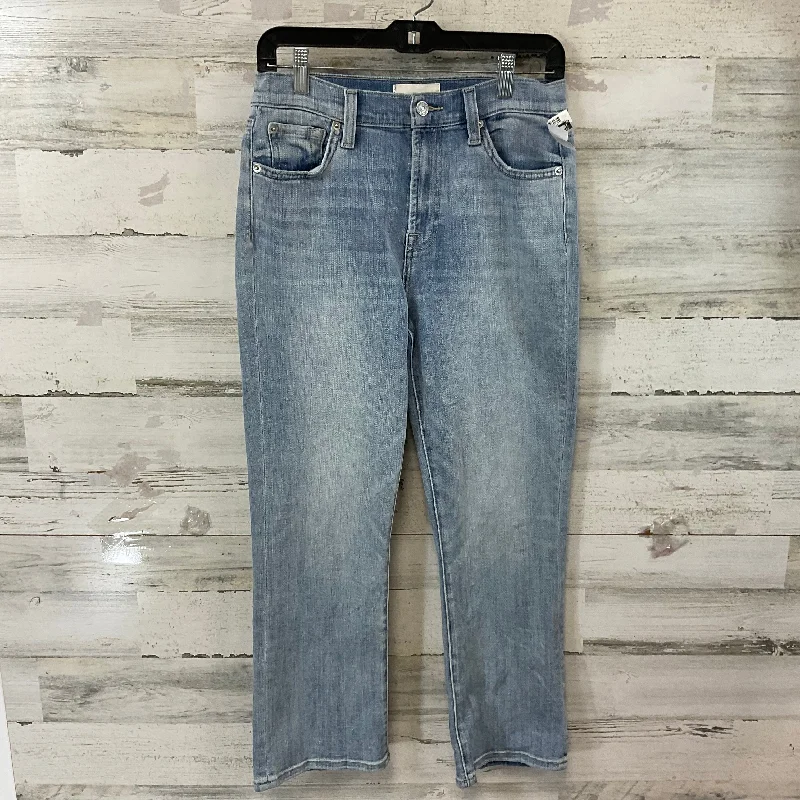 Jeans Boot Cut By 7 For All Mankind In Blue Denim, Size: 6