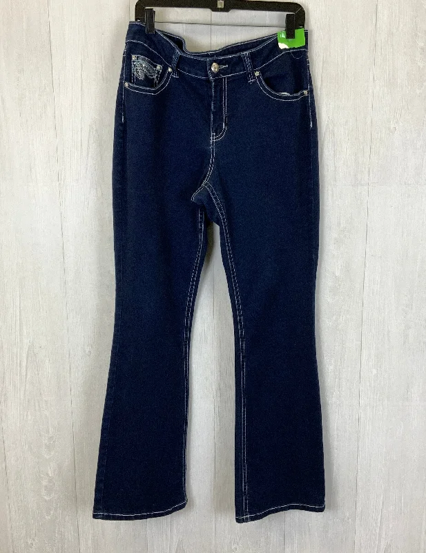 Jeans Boot Cut By Maurices In Blue Denim, Size: 12