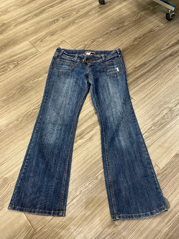 Jeans Boot Cut By Younique In Navy, Size: 14