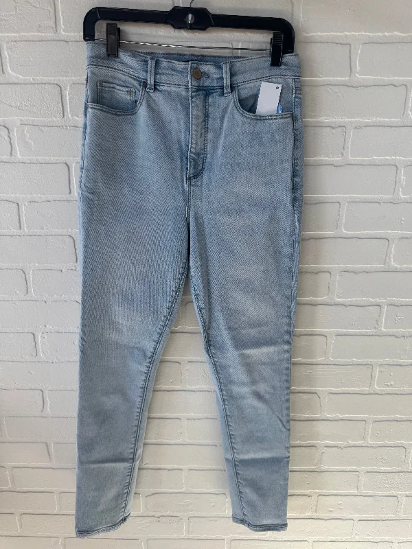 Jeans Skinny By Ann Taylor In Blue Denim, Size: 8