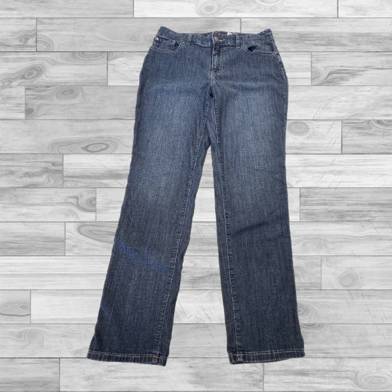 Jeans Skinny By Chicos In Blue Denim, Size: S