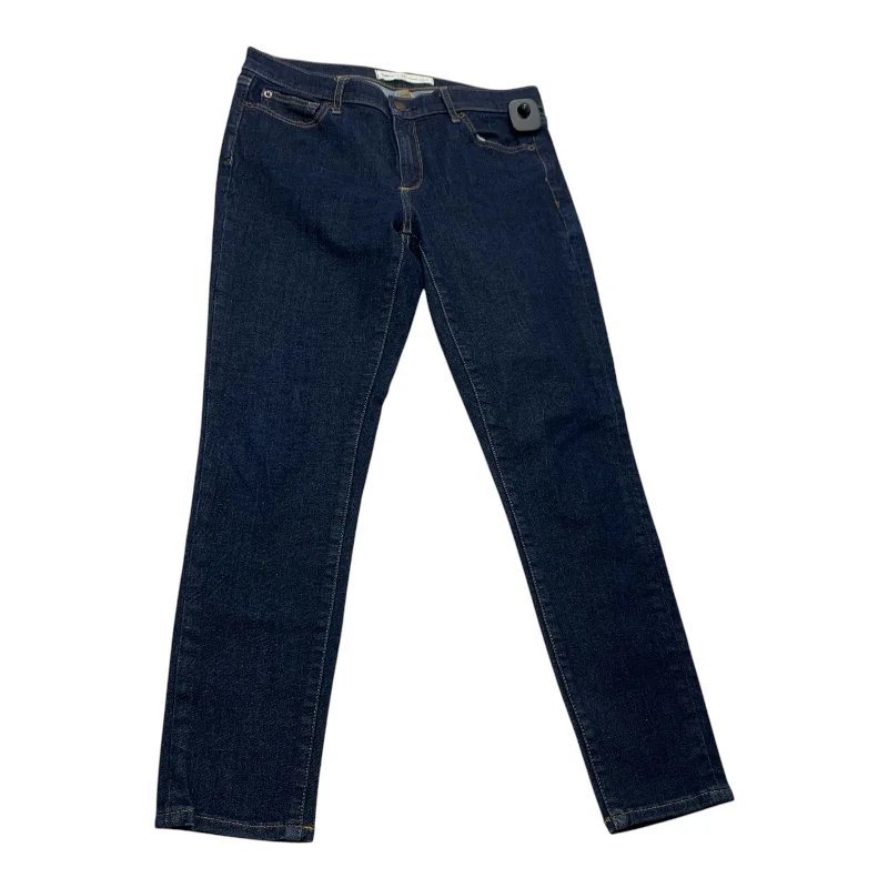 Jeans Skinny By Gap In Blue Denim, Size: 10