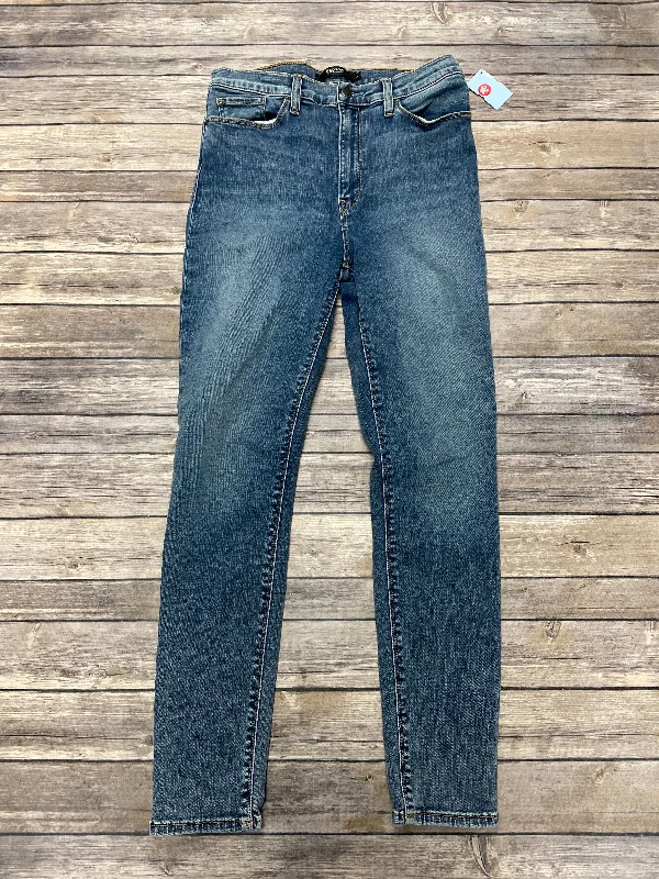 Jeans Skinny By Hudson In Blue Denim, Size: 10