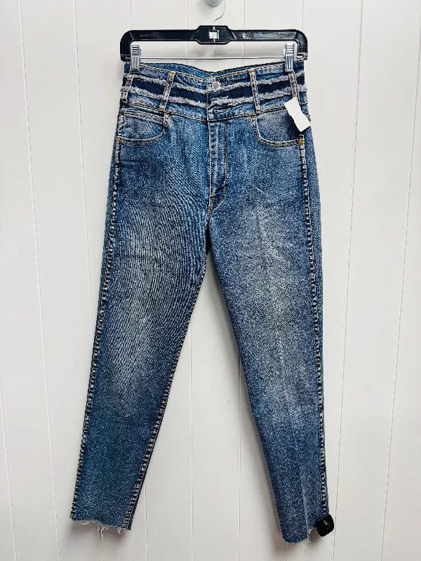 Jeans Skinny By Hudson In Blue Denim, Size: 6