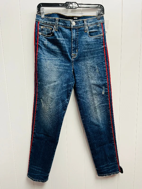 Jeans Skinny By Hudson In Blue Denim, Size: 6