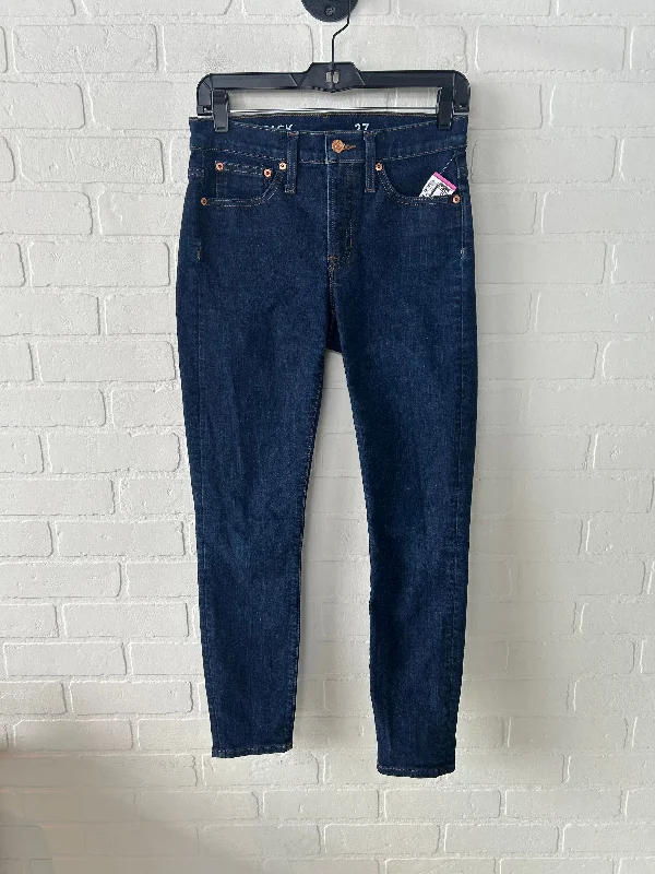 Jeans Skinny By J. Crew In Blue Denim, Size: 4