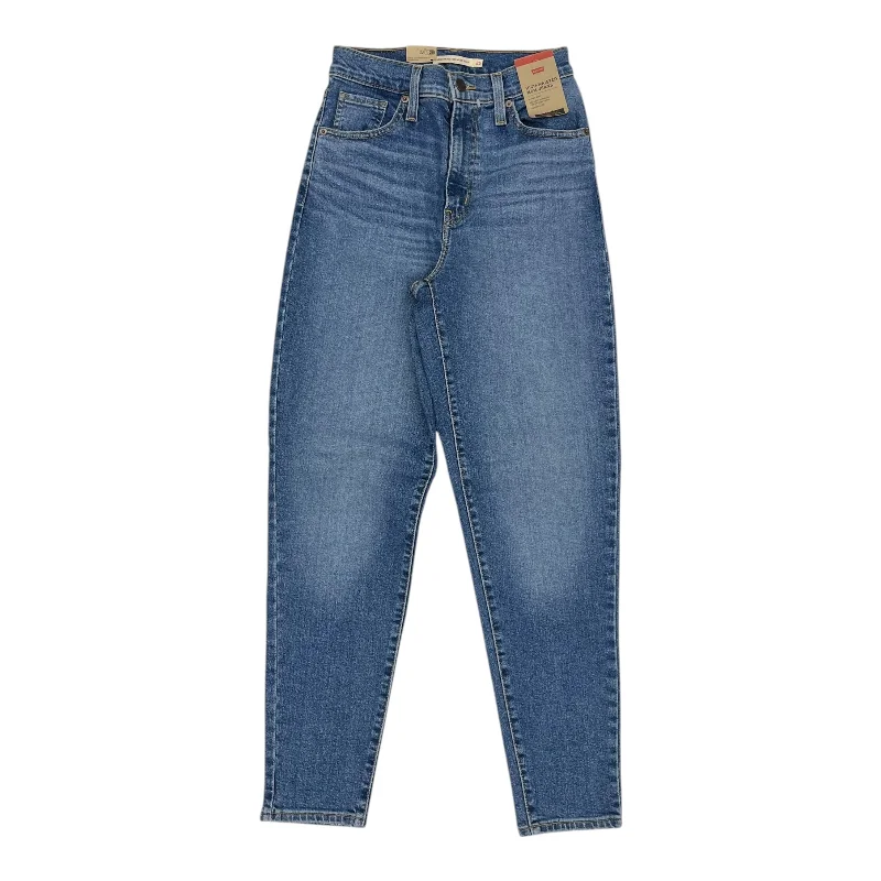 Jeans Skinny By Levis In Blue Denim, Size:2