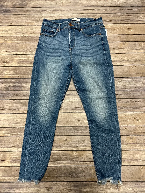 Jeans Skinny By Loft In Blue Denim, Size: 10