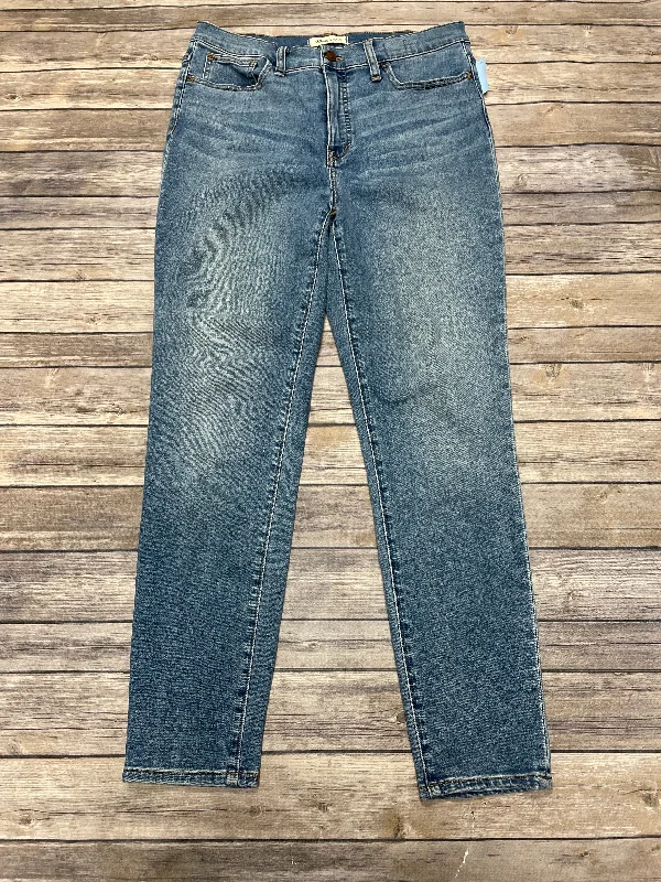 Jeans Skinny By Madewell In Blue Denim, Size: 10