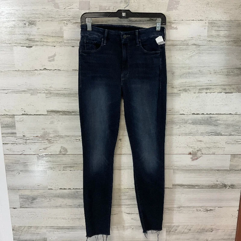 Jeans Skinny By Mother In Blue Denim, Size: 4