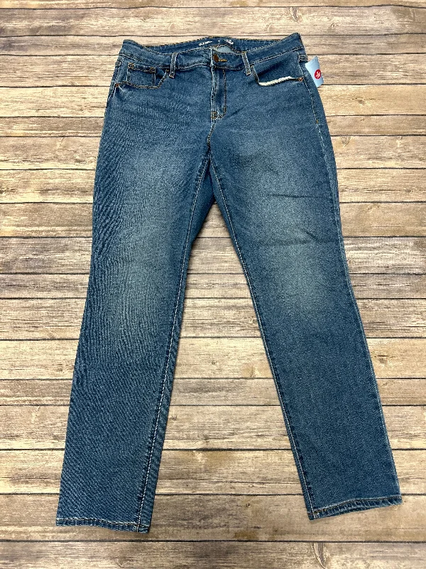 Jeans Skinny By Old Navy In Blue Denim, Size: 12