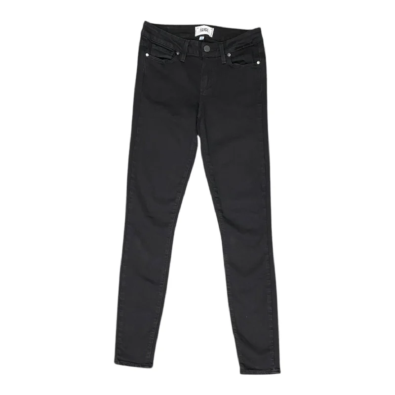 Jeans Skinny By Paige In Black, Size: 2